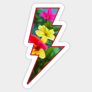 Awesome Flowers Sticker